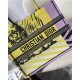 MEDIUM Dior BOOK TOTE D-Jungle Pop Embroidery Yellow/Lilac High