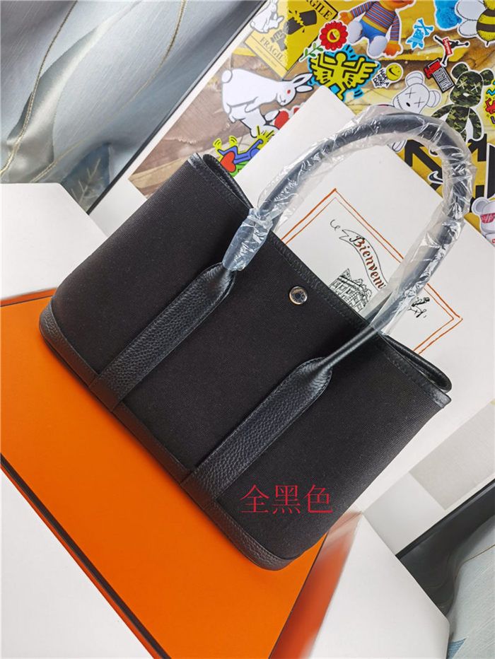 Hermes Garden Party 30/36 Bag Canvas&Togo WAX High