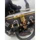 Louis Vuitton SPEEDY BANDOULIÈRE 20 Printed and embossed grained cowhide leather M46088 High