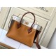 Louis Vuitton ON MY SIDE MM Twist calfskin and Monogram coated canvas M53823 Chataigne Brown High