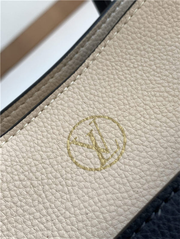 Louis Vuitton ON MY SIDE MM Twist calfskin and Monogram coated canvas M53823 Navy High