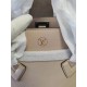 Louis Vuitton ON MY SIDE MM Twist calfskin and Monogram coated canvas M53823 Grey High