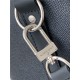 Louis Vuitton KEEPALL BANDOULIÈRE 50 Monogram denim and Taurillon leather Black M45975 High