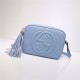 Gucci Soho Small Leather Disco Shoulder Bag 308364 Sky Blue High