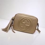 Gucci Soho Small Leather Disco Shoulder Bag 308364 Champagne High