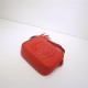 Gucci Soho Small Leather Disco Shoulder Bag 308364 Orange-Red High