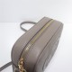 Gucci Soho Small Leather Disco Shoulder Bag 308364 Grey High