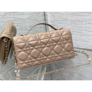 MISS DIOR MINI BAG Cannage Lambskin Rose Des Vents High