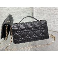 MISS DIOR MINI BAG Cannage Lambskin Black High