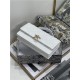 MISS DIOR MINI BAG Patent Calfskin White High