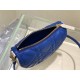 SMALL Dior VIBE Hobo Bag Calfskin Blue High