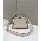 PEEKABOO ICONIC MINI leather bag Cream High