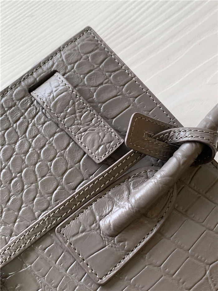 CLASSIC SAC DE JOUR SMALL IN Crocodile LEATHER High