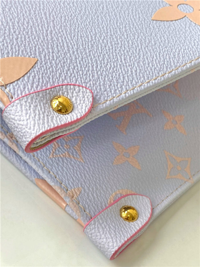 Louis Vuitton ONTHEGO GM Monogram coated canvas Sunrise Pastel M46076 High