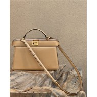 PEEKABOO ISEEU EAST-WEST leather bag Beige High