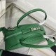 Prada Leather Prada Triangle bag 1BB082 Green High