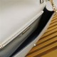 Prada Saffiano leather shoulder bag 1bd318 White High