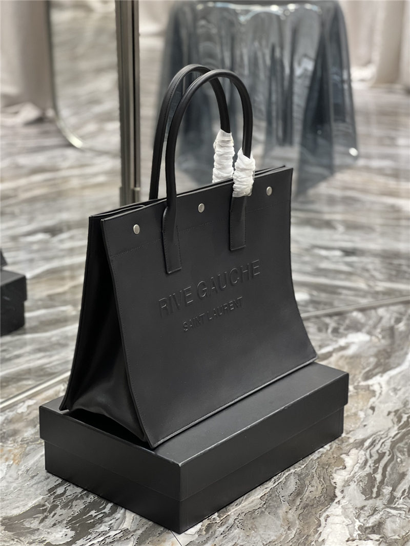 RIVE GAUCHE SMALL TOTE BAG IN LEATHER High