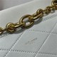 LE MAILLON SMALL CHAIN BAG IN QUILTED LAMBSKIN White High