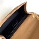 ENVELOPE MEDIUM BAG IN MIX MATELASSÉ GRAIN DE POUDRE EMBOSSED LEATHER Camel-Gold High