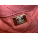 Chanel 22 BACKPACK Shiny Calfskin & Gold-Tone Metal AS3313 Pink High