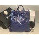 Chanel 22 BACKPACK Shiny Calfskin & Gold-Tone Metal AS3313 Navy High