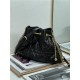 DIOR AMMI MEDIUM BAG Supple Macrocannage Lambskin Black High