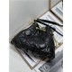 DIOR AMMI MEDIUM BAG Supple Macrocannage Lambskin Black High