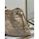 DIOR AMMI MEDIUM BAG Supple Macrocannage Lambskin Sand Pink High