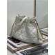 DIOR AMMI MEDIUM BAG Supple Macrocannage Lambskin White High