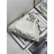 DIOR AMMI MEDIUM BAG Supple Macrocannage Lambskin White High