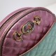 Gucci Laminated Leather Mini Shoulder Bag 534951 Pink/Blue High