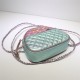 Gucci Laminated Leather Mini Shoulder Bag 534951 Pink/Blue High