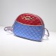 Gucci Laminated Leather Mini Shoulder Bag 534951 Red/Blue High