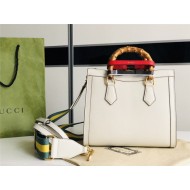 Gucci Diana small tote bag 702721 White High