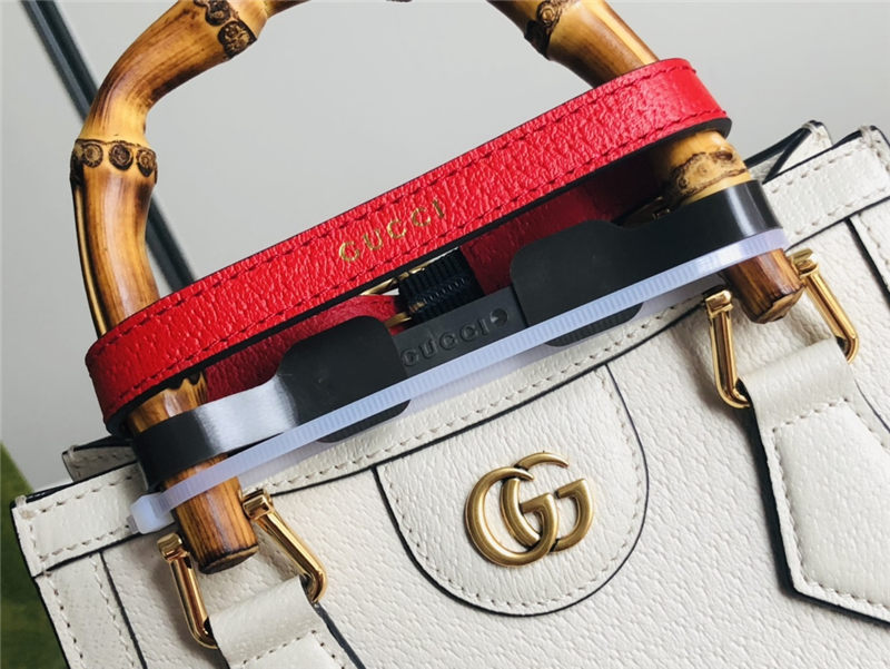 Gucci Diana mini tote bag 702732 White High