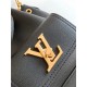 Louis Vuitton LOCKME BUCKET BAG Grained calf leather M57687 High