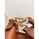 Louis Vuitton LOCKME BUCKET BAG Grained calf leather M57688 High