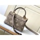 Louis Vuitton MADELEINE BB Embossed, grained cowhide leather M45978 High