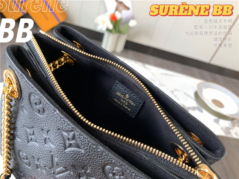 Louis Vuitton Surene BB Monogram Empreinte M43746 Black High