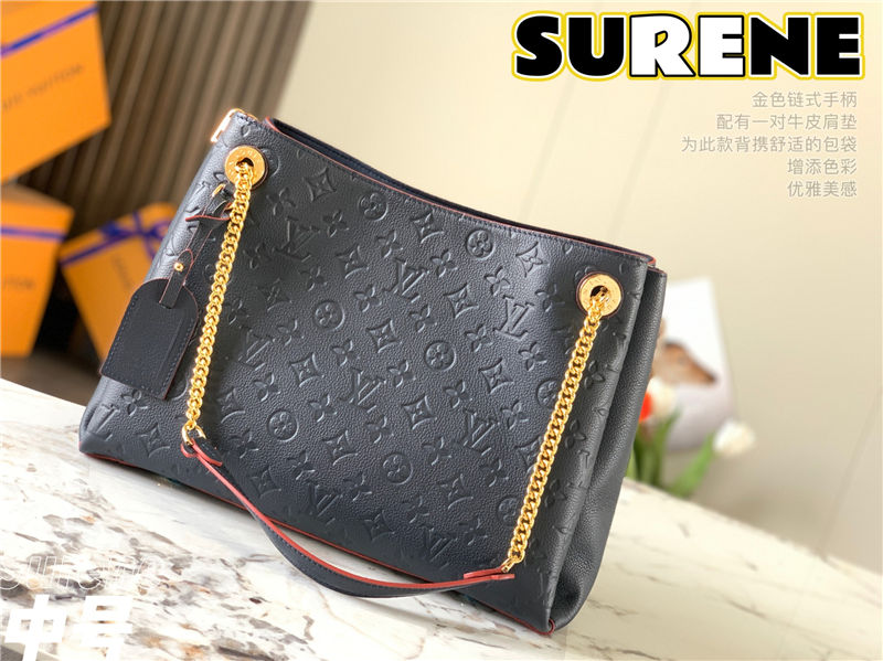 Louis Vuitton Surene MM Monogram Empreinte M43748 Navy High