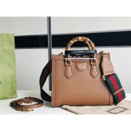 Gucci Diana small tote bag 702721 Brown High