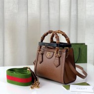 Gucci Diana mini tote bag 702732 Brown High