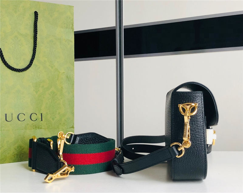 Adidas x Gucci Horsebit 1955 mini bag 658574 Black High