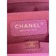 BOY Chanel HANDBAG Grained Calfskin Purple Silver Metal High