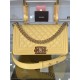 BOY Chanel HANDBAG Grained Calfskin Yellow Gold Metal High