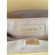 BOY Chanel HANDBAG Grained Calfskin Yellow Matt-Gold Metal High