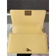 BOY Chanel HANDBAG Grained Calfskin Yellow Anti-Gold Metal High