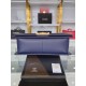 BOY Chanel HANDBAG Grained Calfskin Navy Blue Matt-Gold Metal High