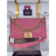 BOY Chanel HANDBAG Grained Calfskin Wine Anti-Gold Metal High